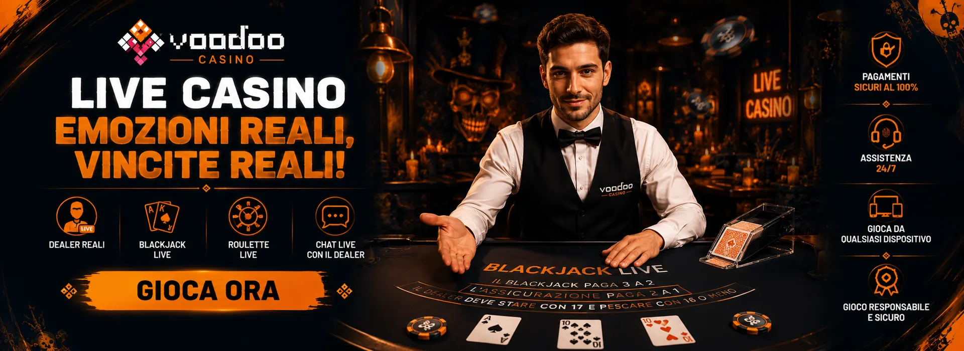 Casino dal vivo Voodoo Casino